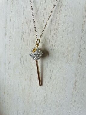SIS by Simone I. Smith Lollipop Pendant Necklace - April Birthstone